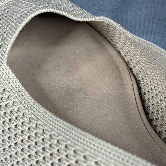 Vivaia Leah Pro Pointed-Toe Slingback Heels Almond Knit Sandals Women’s 10 EU 42 - Picture 7 of 13